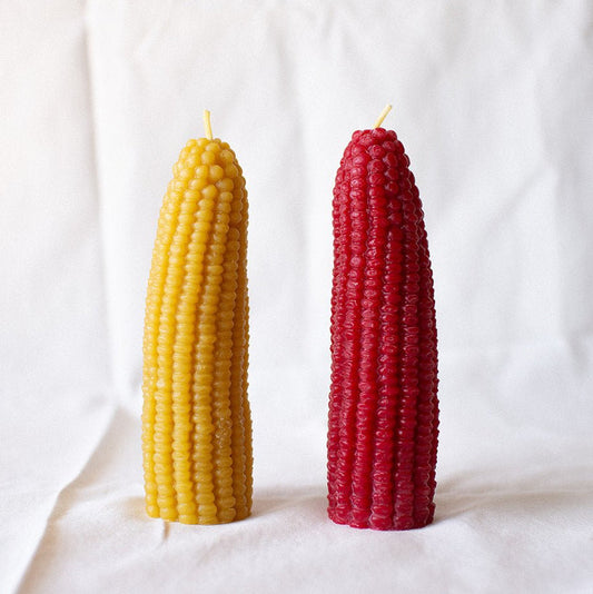 BEESWAX CORN CANDLE - Happy Organics